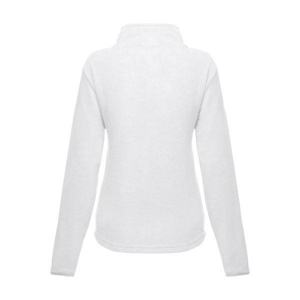 THC HELSINKI WOMEN WH. Casaco polar para senhora, com fecho - Branco / XL