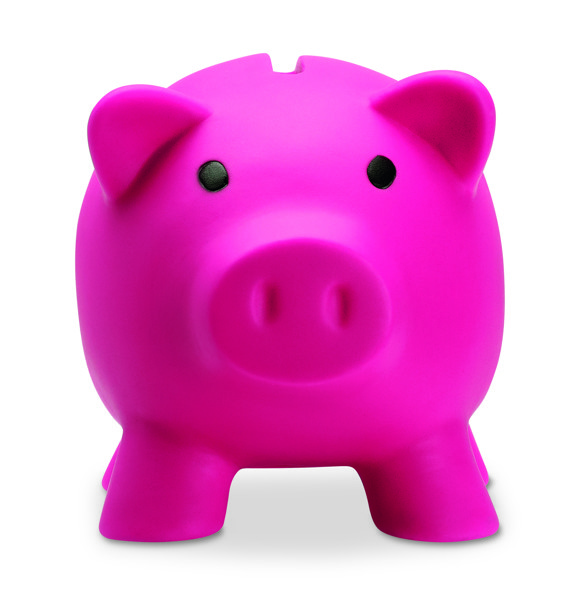 Tirelire Softco - Fuchsia