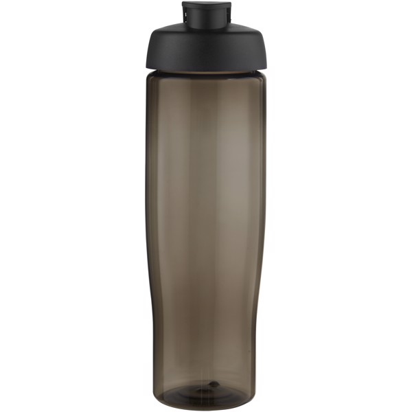 H2O Active® Eco Tempo 700 ml flip lid sport bottle - Black / Charcoal