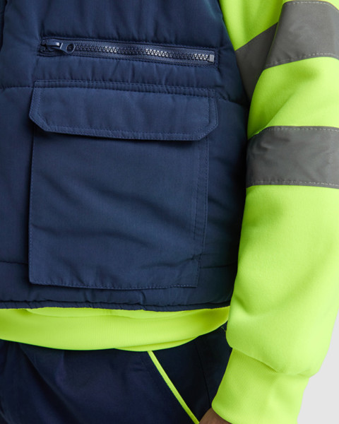 Persei Reversible Vest - MARINO/AMARILLO FLUOR / 2XL
