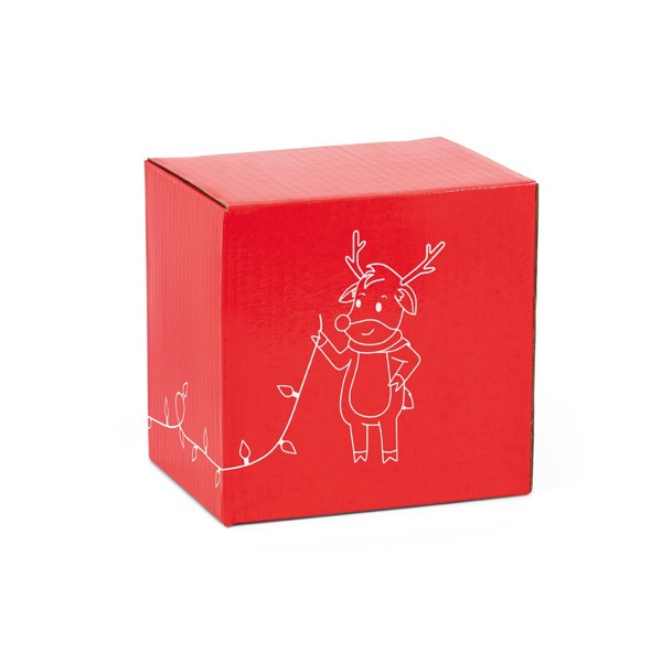 REINDEER. Caneca com impressão natalícia 330 mL