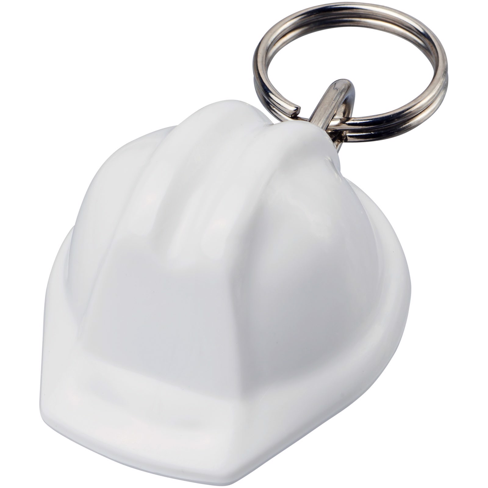Kolt hard-hat-shaped keychain - White