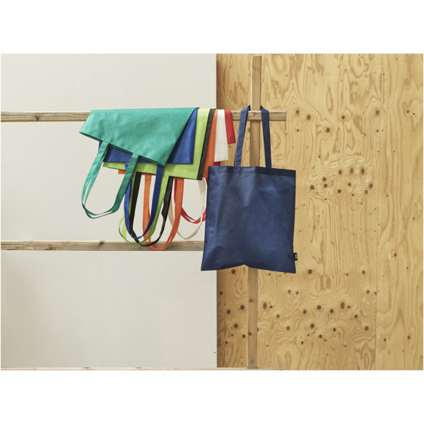 Sac shopping convention Zeus de 6 L non tissé recyclé certifié GRS - Bleu royal