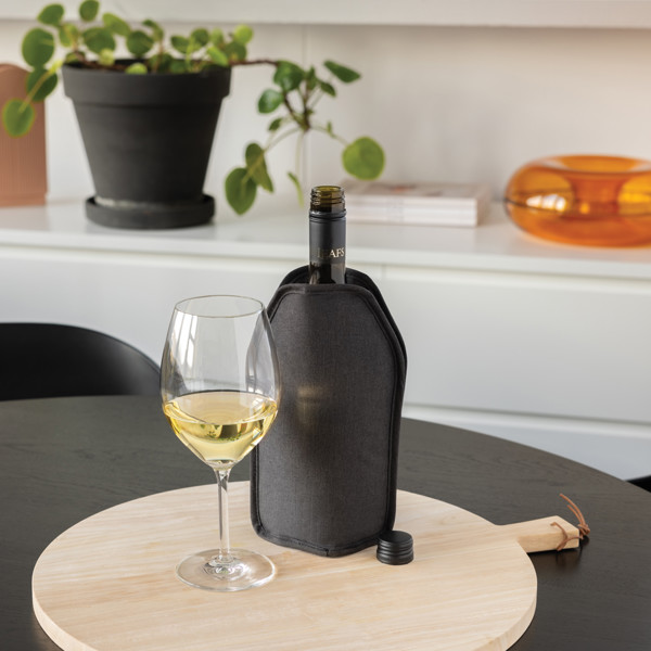 Vino AWARE™ RPET wine cooler sleeve - Black