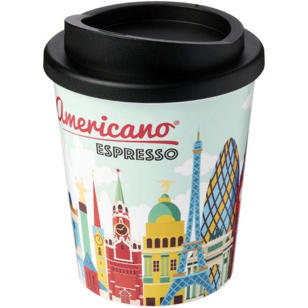 Termohrnček na espresso Brite-Americano® 250 ml - Jednofarebná čierna