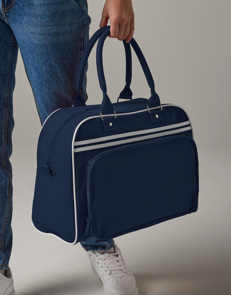 Retro Bowling Bag - Black / White / ONE SIZE