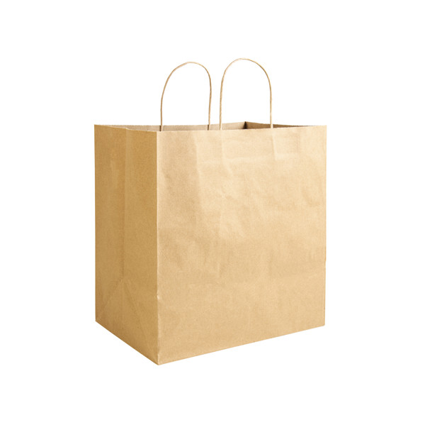 Shopper In Carta Riciclata 100 Gr/M2 Con Soffietto