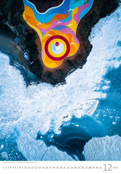 Nástěnný kalendář World from Above 2026