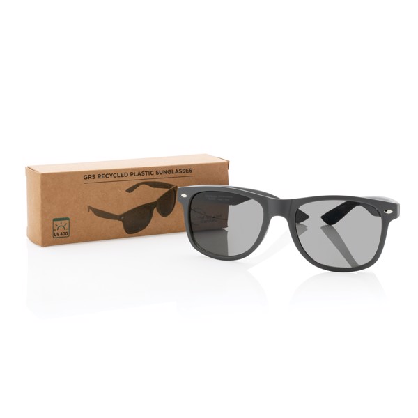 GRS recycled PC plastic sunglasses - Grey