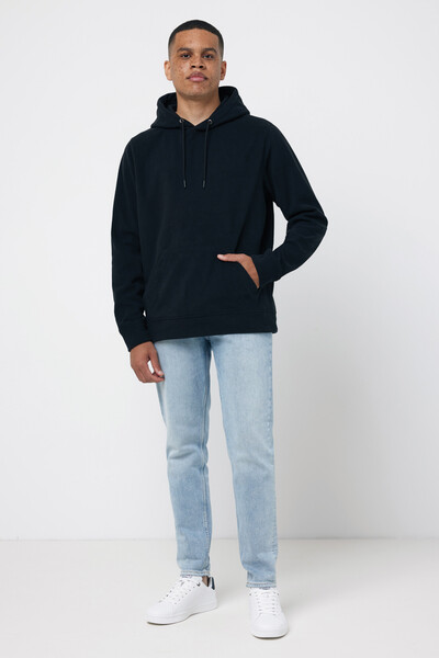 Micro fleece mikina Iqoniq Trivor z recykl. polyesteru - Čierna / XXL