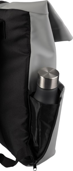 Mochila de couro PU Senta - Grey