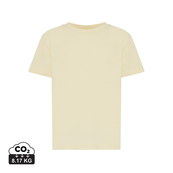 Dětské tričko Iqoniq Koli z recykl. bavlny - Cream Yellow / 78