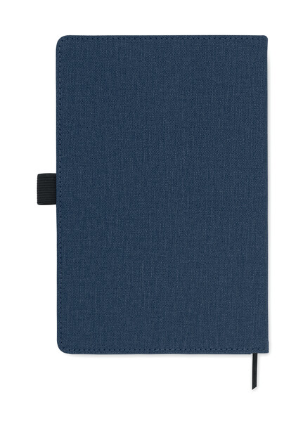 Carnet A5 en PU avec pochette Cinco - Bleu