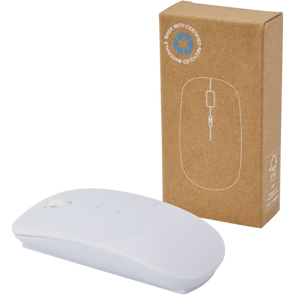 Menlo RCS recycled plastic wireless mouse