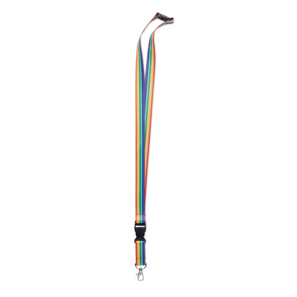 Rainbow RPET lanyard Bowyard