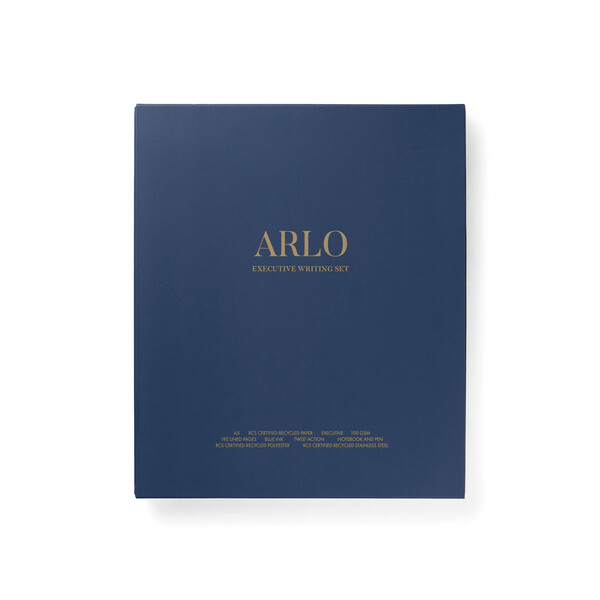 VINGA Set d'écriture Arlo RCS - Bleu Marine