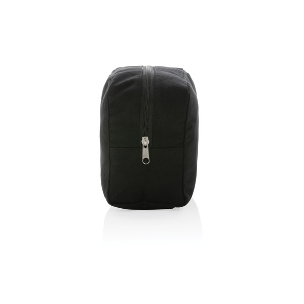 Impact Aware™ 285 gsm rcanvas toiletry bag undyed - Black