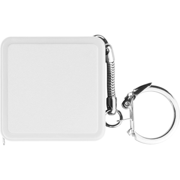 1 meter steel measuring tape MARIE - White