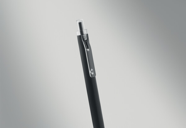 Recycled aluminium ball pen Nosta - Black