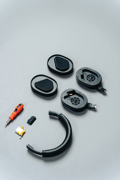 Irvine RCS recycled and repairable ANC wireless headphone