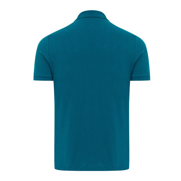 Polo tričko IQONIQ Yosemite z recykl. bavlny - Dark Teal / XS