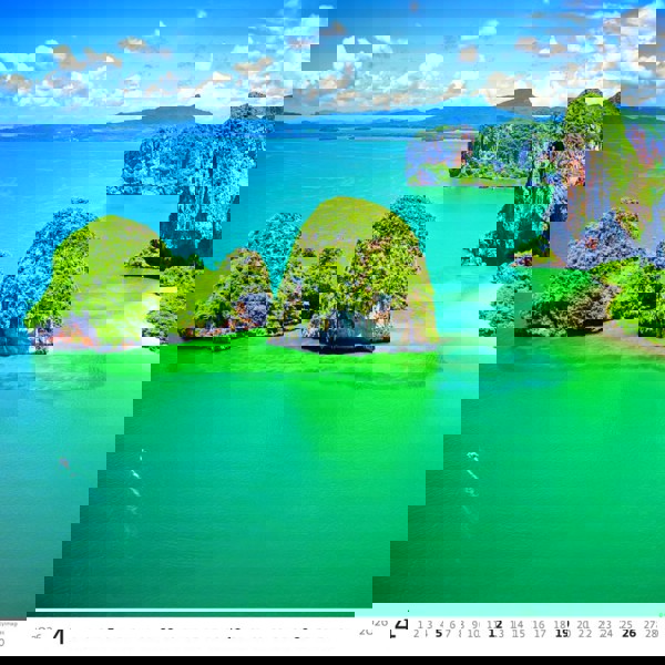 Nástěnný kalendář Aqua 2026