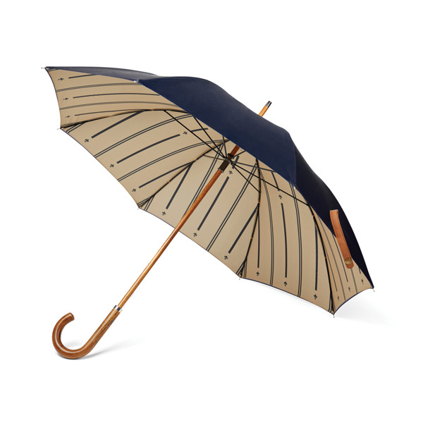 VINGA Bosler AWARE™ Regenschirm aus recyceltem PET - Navy Blau