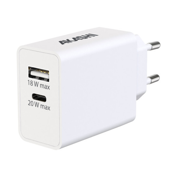 HAITATSU - CHARGEUR SECTEUR GAN 35W USB TYPE-C POWER DELIVERY - BLANC