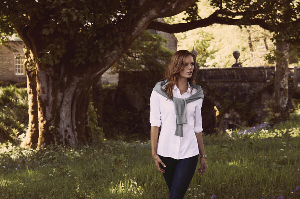 Harvest Redding Lady Blouse Blue L