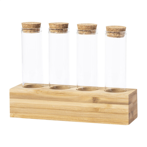 Komplet držal za začimbe Tumber - Transparent / Natural