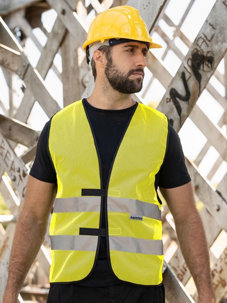 Korntex mesh functional vest - Yellow / L