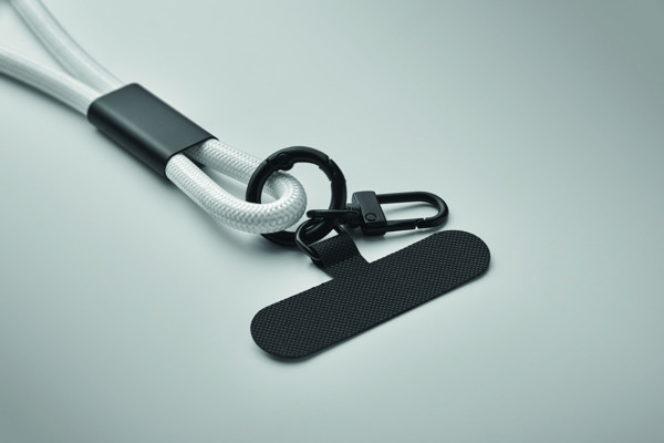 60W charging and data lanyard Cocharge - White