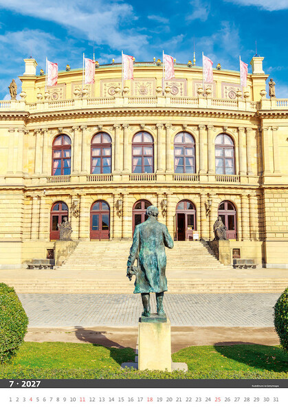 Nástěnný kalendář Praha 2027