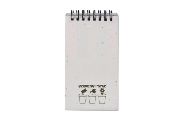 Seed paper adhesive notes set - White