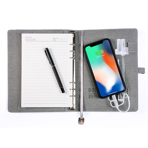 Smart Organizer notebook Gray