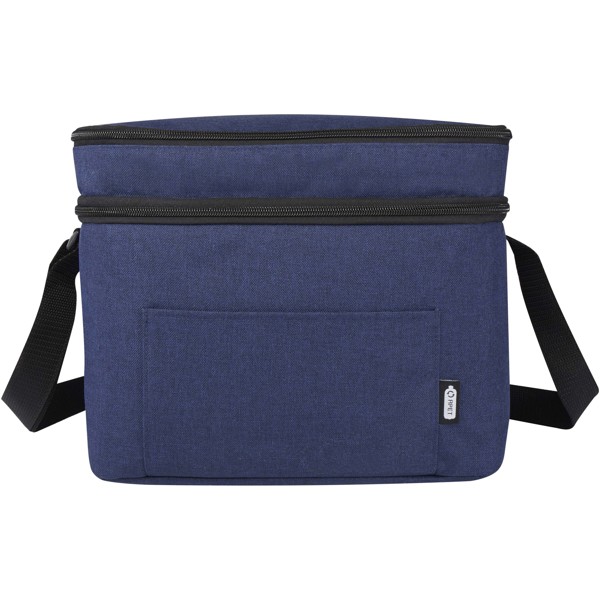 Borsa termica in PET riciclato certificato GRS Tundra 13L - Navy melange