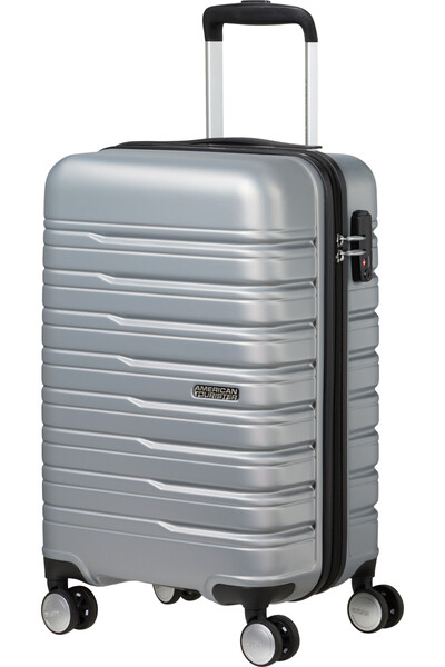 American Tourister - Flashline Spinner 55cm length 35cm - Sky Silver