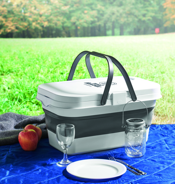 Cesta picnic basket, collapsible, 16L silicone