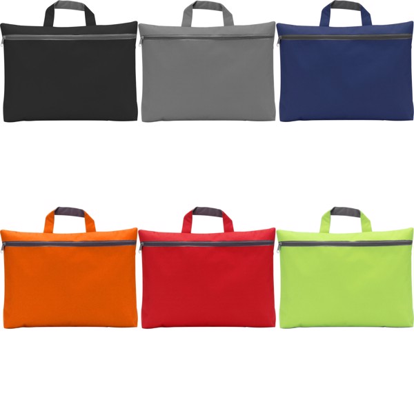 Polyester (600D) conference bag - Lime