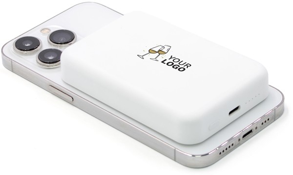 BrandCharger The Powercharge Wireless 5000 Eco power bank - White