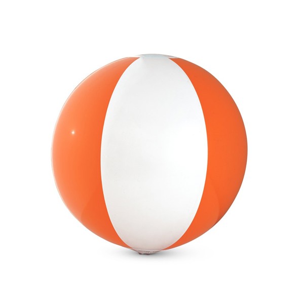 CRUISE. Nafukovací plážový míč z neprůhledného PVC - Oranžová