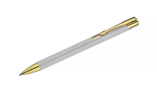 Ball pen GOLDEN - white