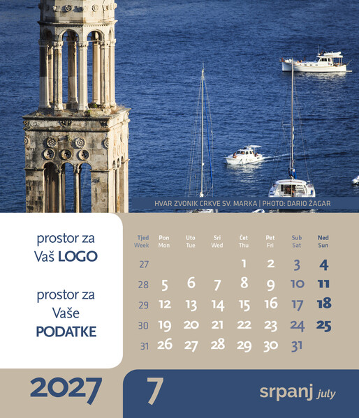 Stolni CD kalendar – Jadranski gradovi