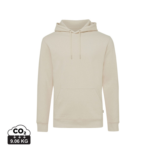 Sweat à capuche en coton recyclé et non teinté Iqoniq Torres - Natural Raw / XXL