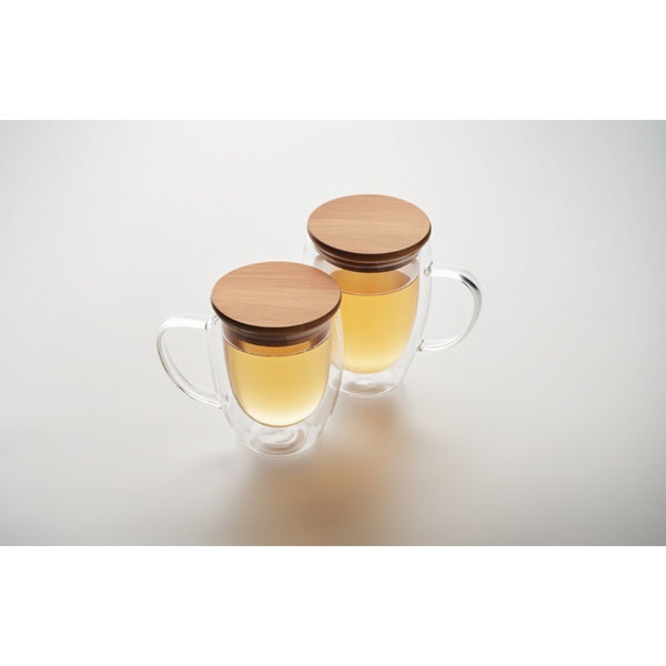 Mug en verre double paroi 250ml Tiral