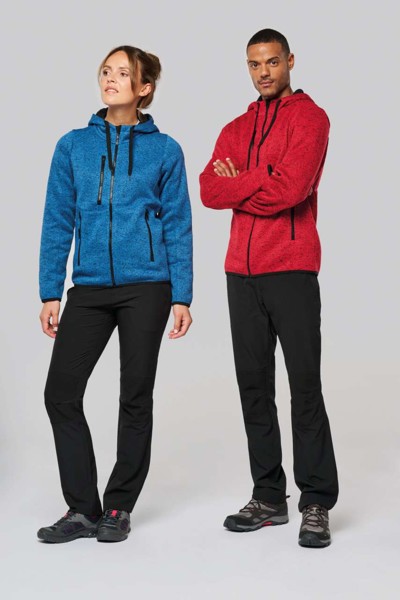 Muška Heather jakna s kapuljačom - Dark Grey Melange / L