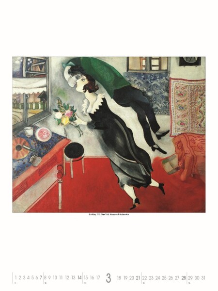 Nástenný Kalendár Marc Chagall 2027