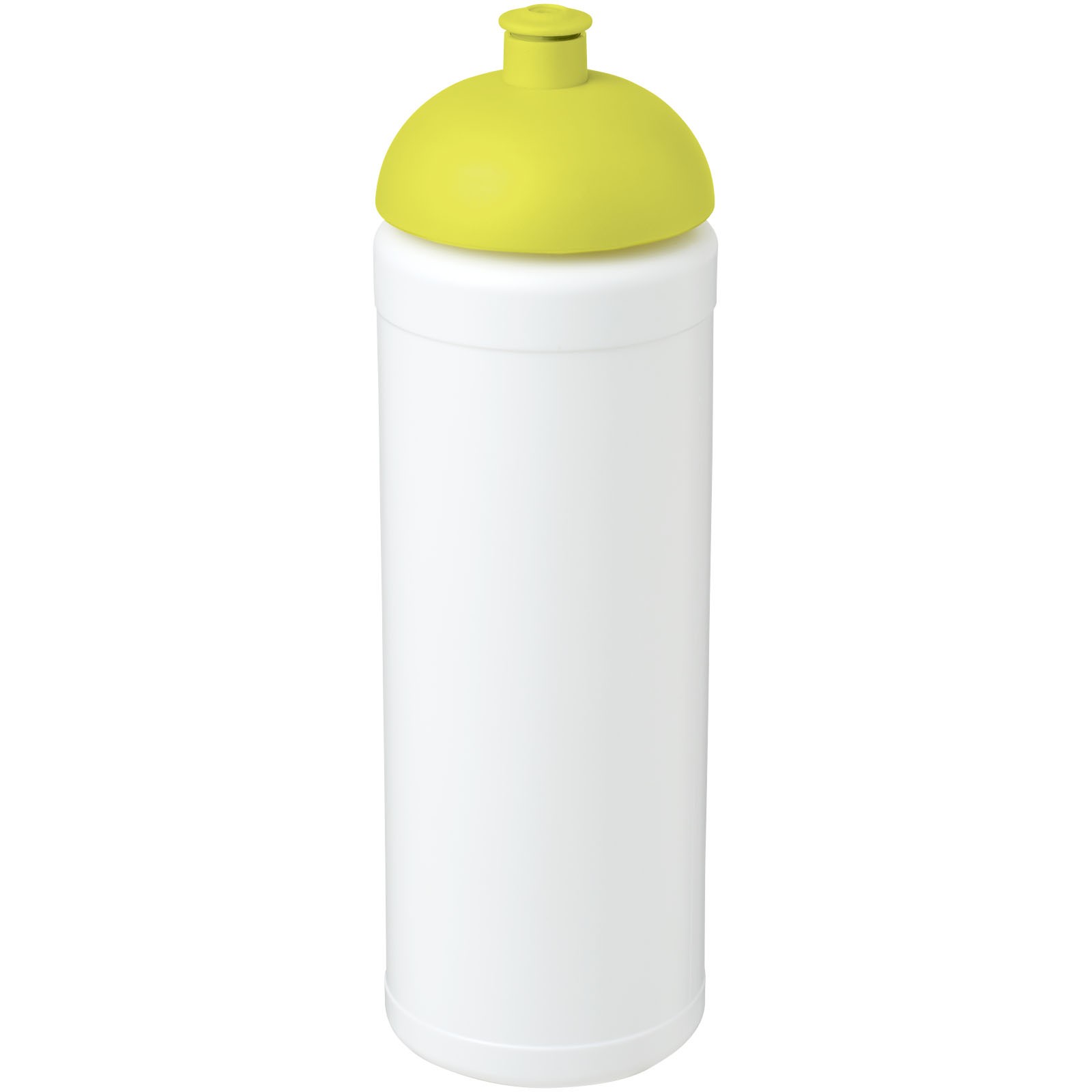 Sportovní láhev s kupolovitým víčkem Baseline® Plus grip 750 ml - Bílá / Limetka