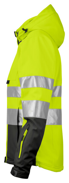 6424 3 LAYER PADDED JACKET LADY Yellow/black XXL