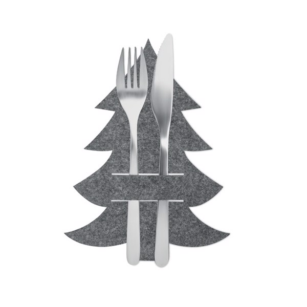 RPET felt cutlery holder set Treesguard - Grey